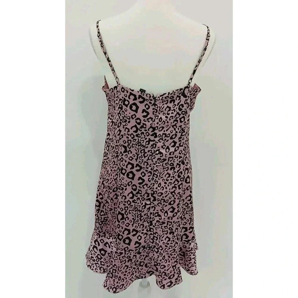 Aqua(brand) Pink  Leopard Print Mini Dress‎ Size Medium - Picture 3 of 9